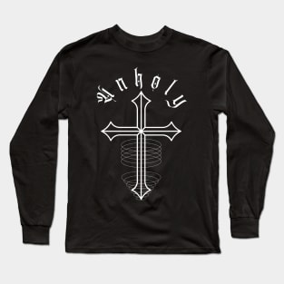 Unholy goth y2k style design Long Sleeve T-Shirt